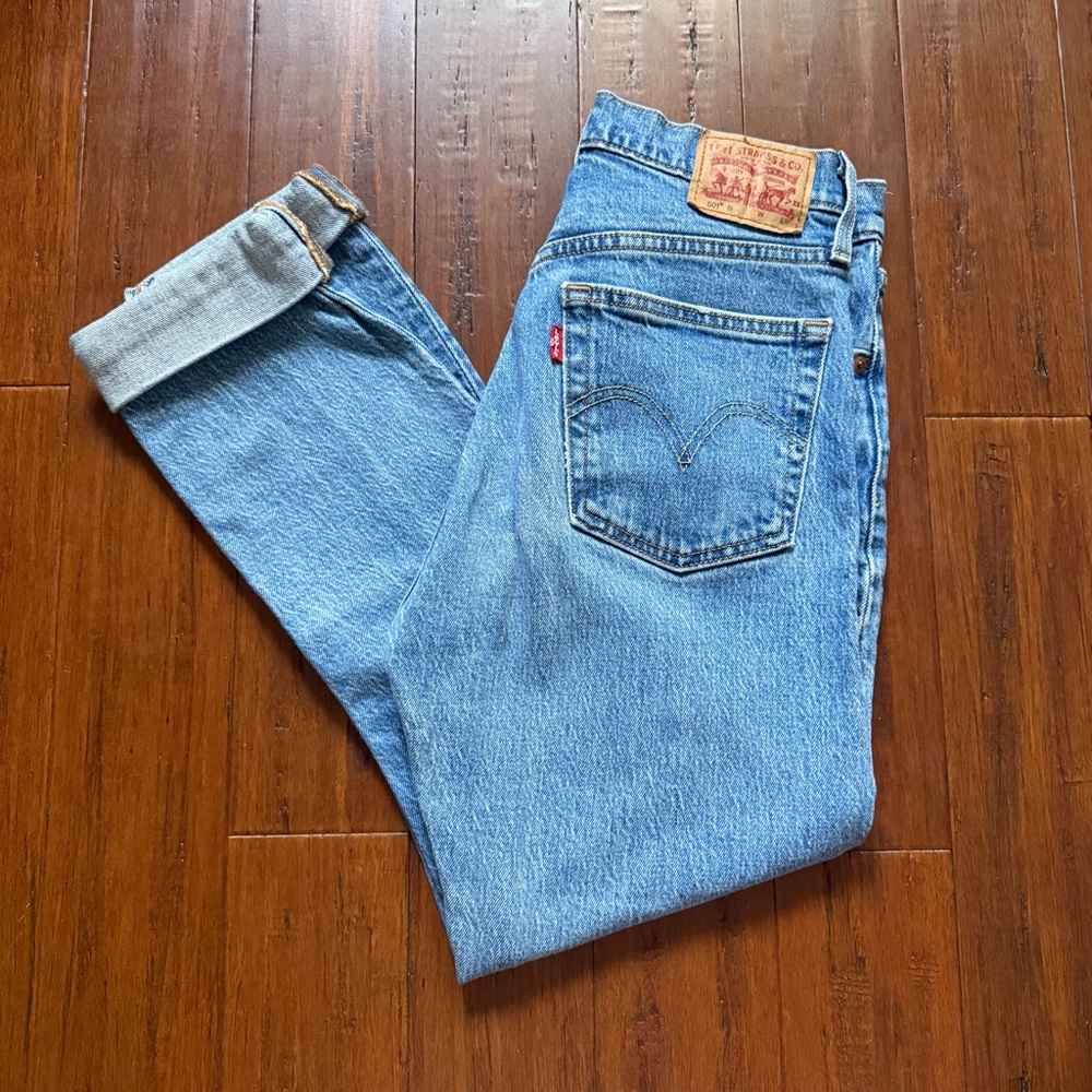 Levi's Light Blue Boyfriend Jeans